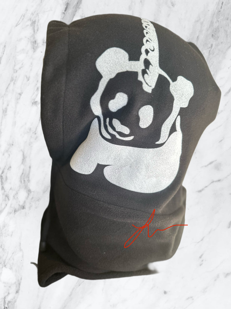 2024 Fuzzy Pandicorn Over the Helmet Ski Snowboard Hood By pro