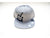 Gray Trucker Hat with Pandacorn design and snapback for size adjustment